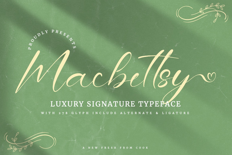 Macbettsy Font