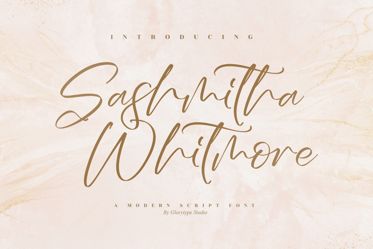 Sashmitha Whitmore Font