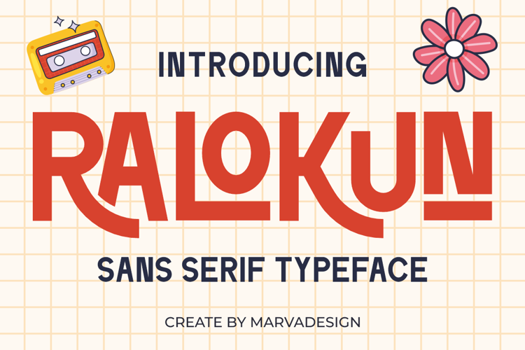 Preview of Ralokun Font