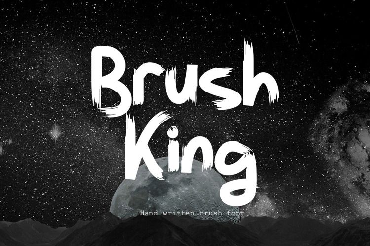 Brushking Font