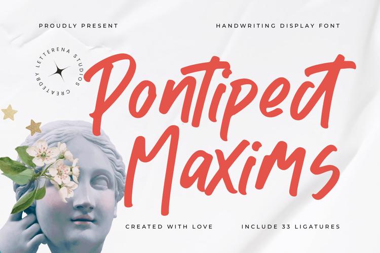 Pontipect Maxims VERSION Font