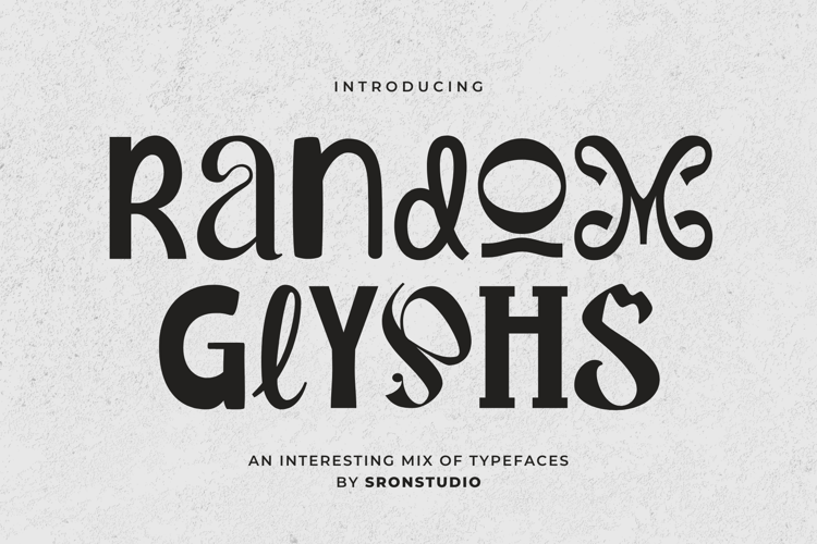 Random Glyphs Font