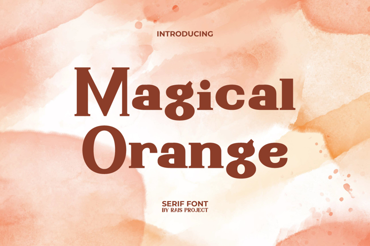 Magical Orange Font