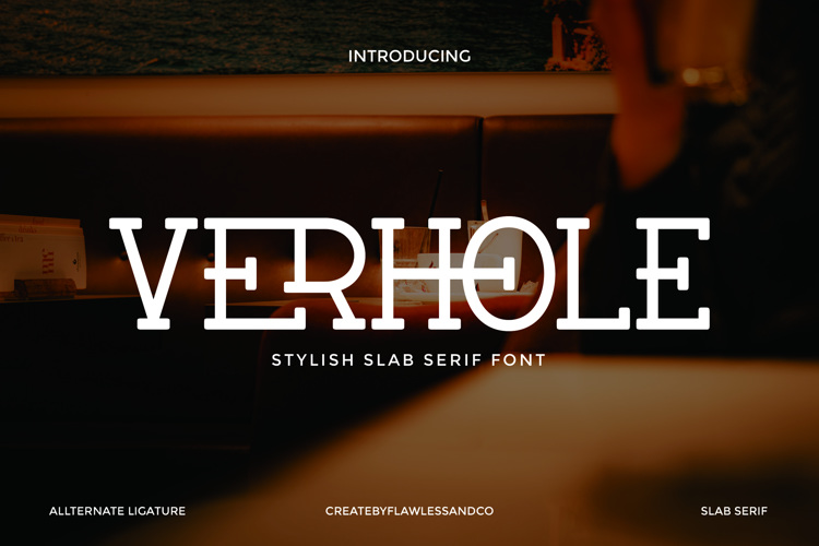 Preview of VERHOLE Font