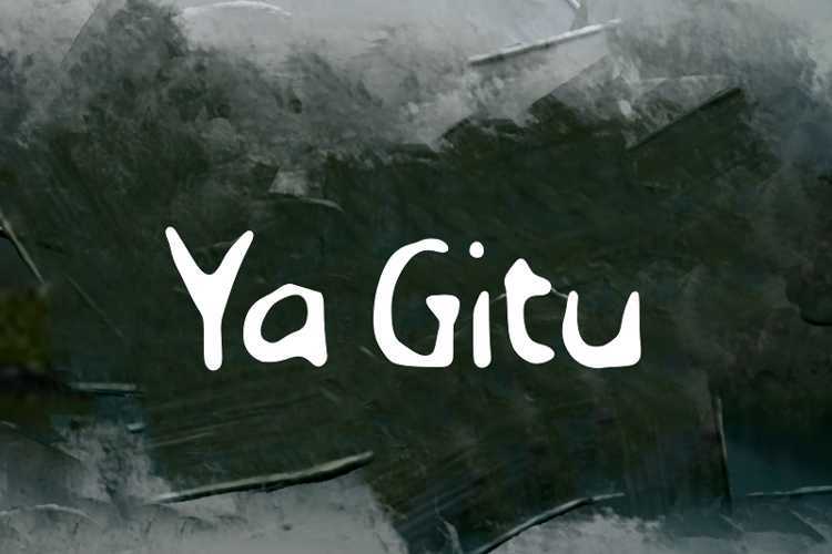 Preview of y  Ya Gitu Font