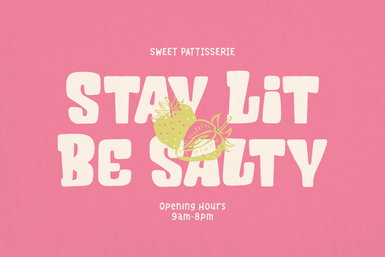 Preview of Chubby Cheeks Font