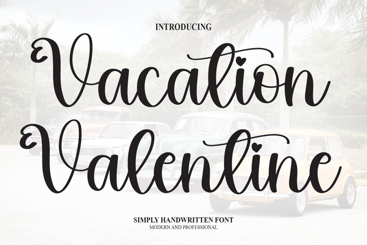 Vacation Valentine Font