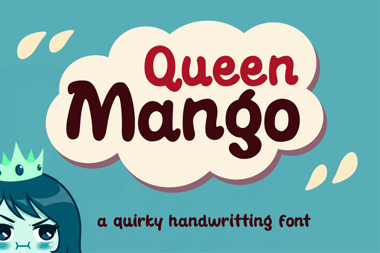 Preview of Queen Mango Font