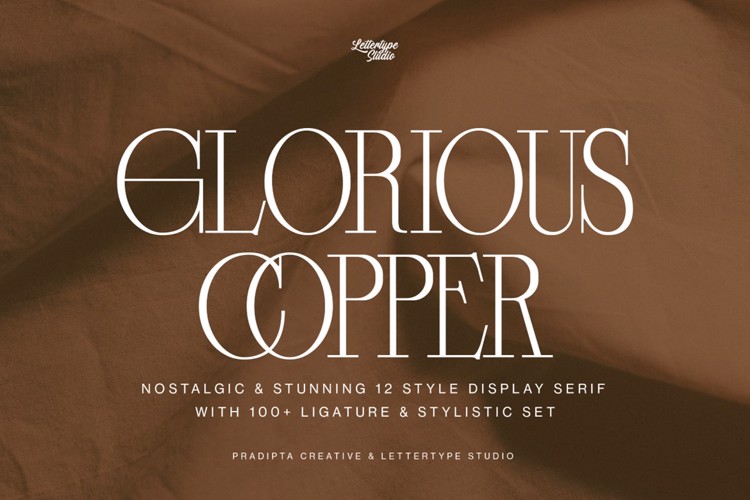 Glorious Copper Font