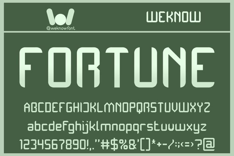 FORTUNE Font