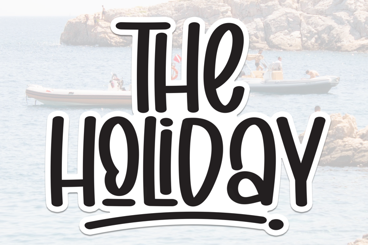Preview of The Holiday Font