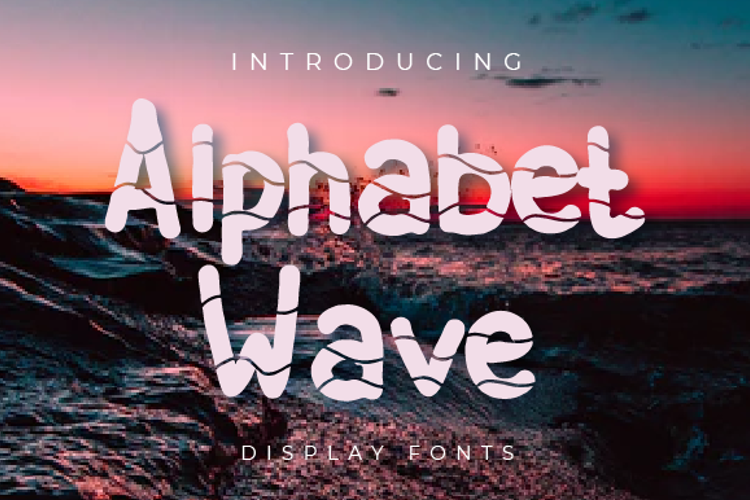 Alphabet Wave Font