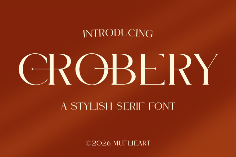 Preview of Crobery Font