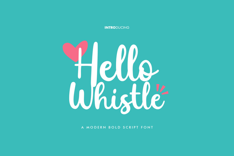 Hello Whistle Font