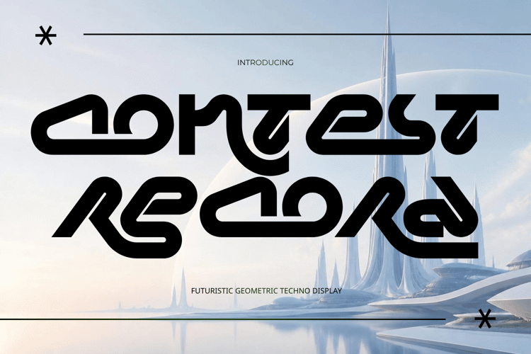 Preview of Contest Record Font