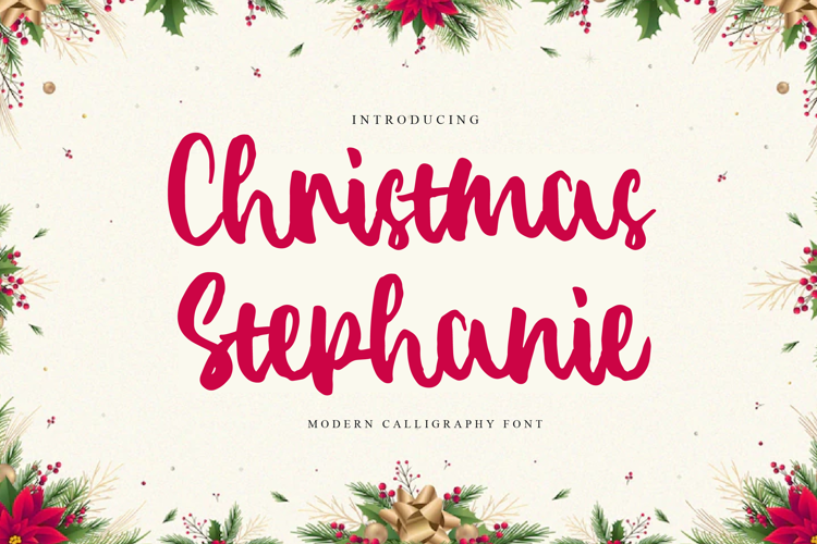 Christmas Stephanie Font