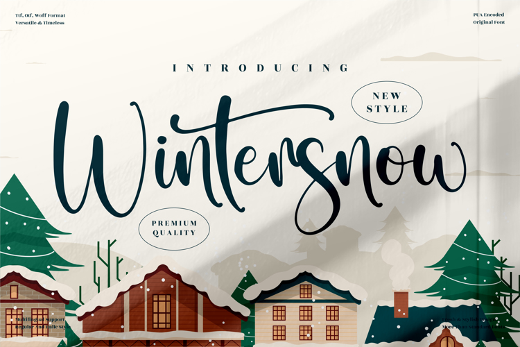 Wintersnow Font