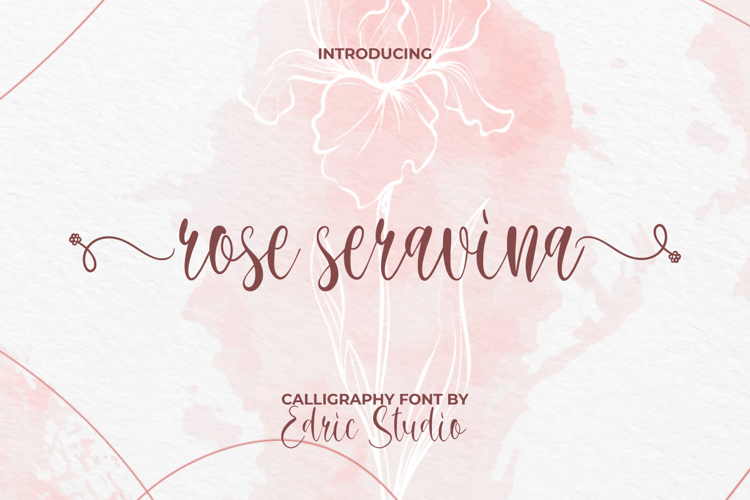 Preview of Rose Seravina Font