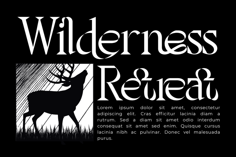 Preview of Theatrical Blending Font