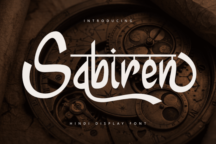 Preview of Sabiren Font