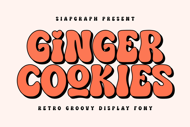 Preview of Ginger Cookies Font