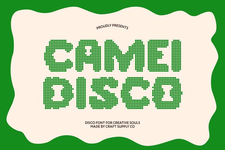 Preview of Camei Disco Font