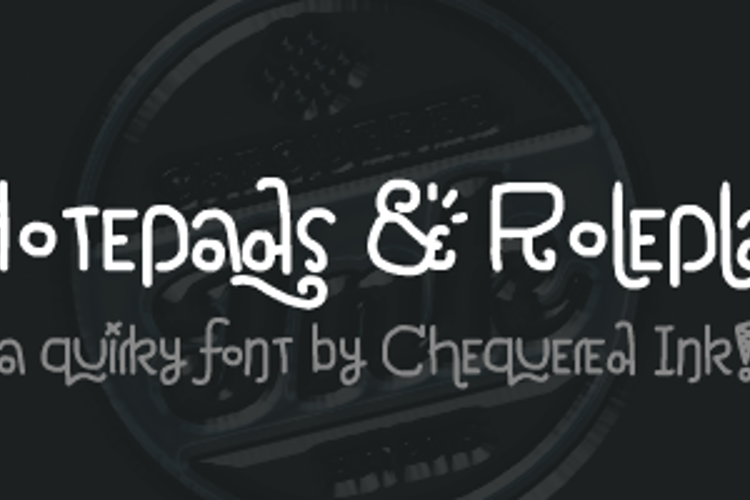 Notepads & Roleplay Font
