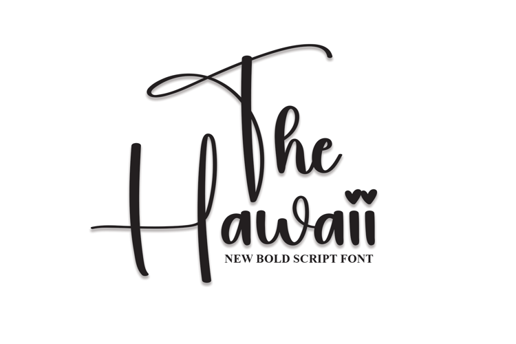 The Hawaii Font