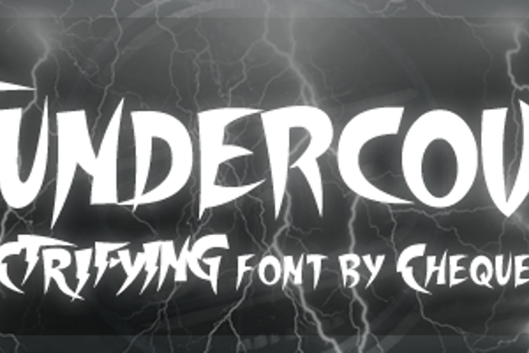 Thundercover Font