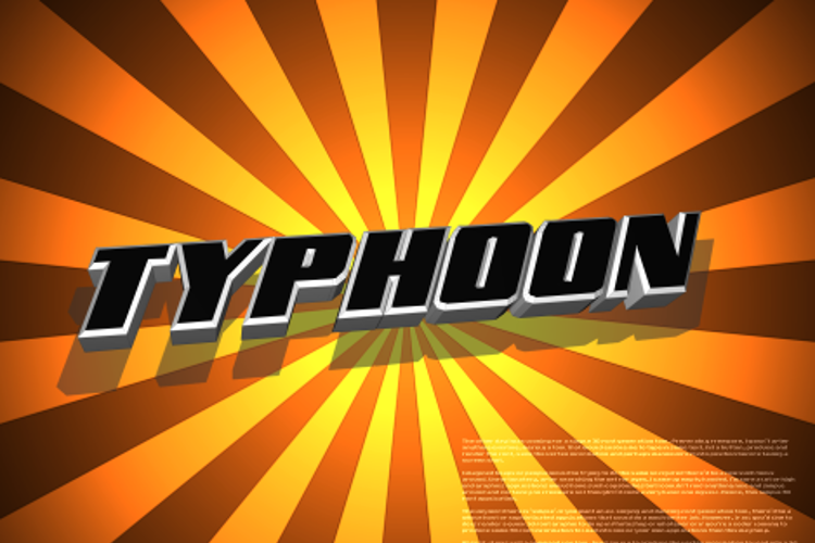 Typhoon Font