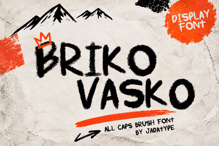 Preview of Briko Vasko Font