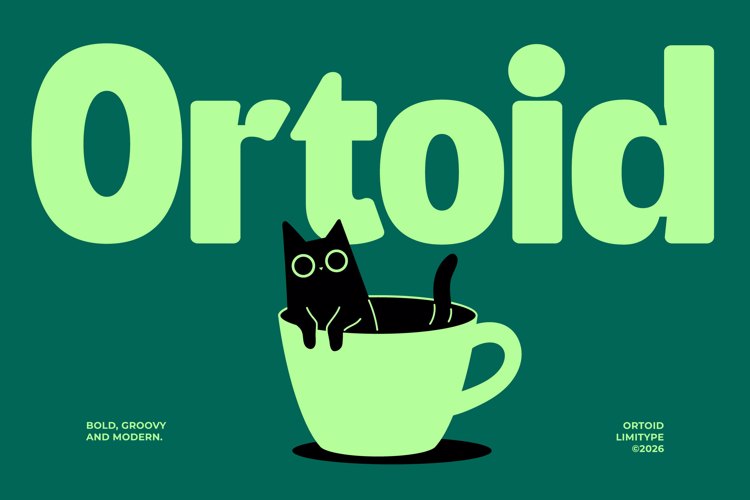 Preview of Ortoid - Bold Display Font