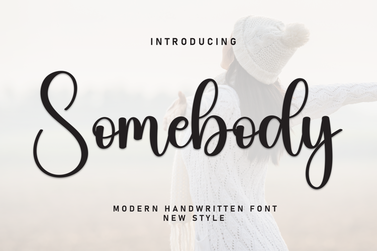 Preview of Somebody Font