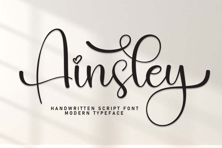 Preview of Ainsley Font