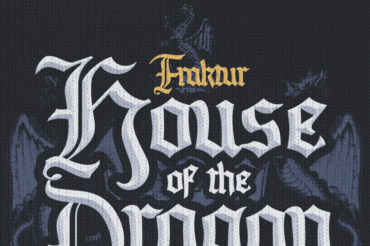 House of the Dragon Font