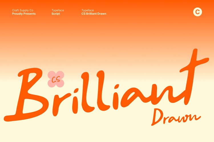 Preview of CS Brilliant Drawn Font