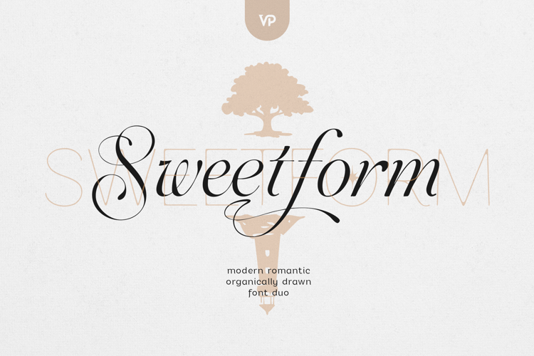 Preview of Sweetform Serif and Sans Font