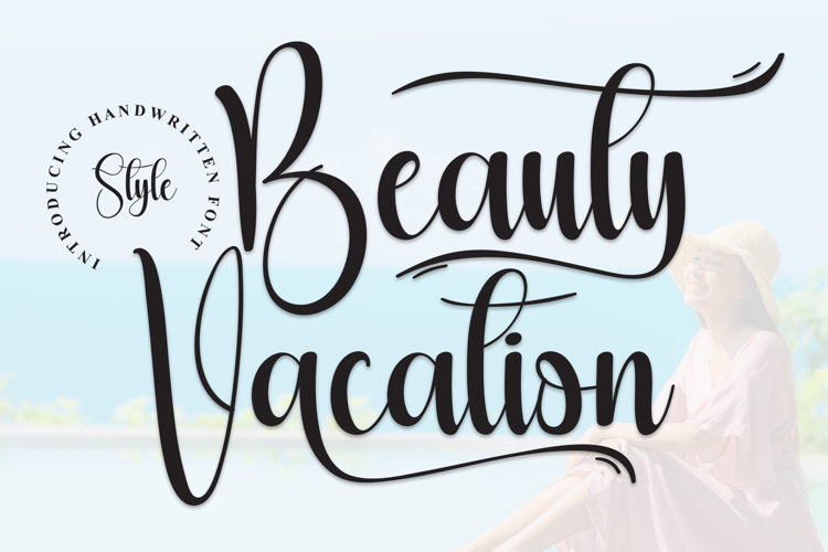 Preview of Beauty Vacation Font
