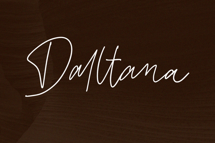 Daltana Handwriting Font