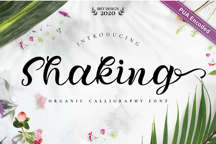 Shaking Font