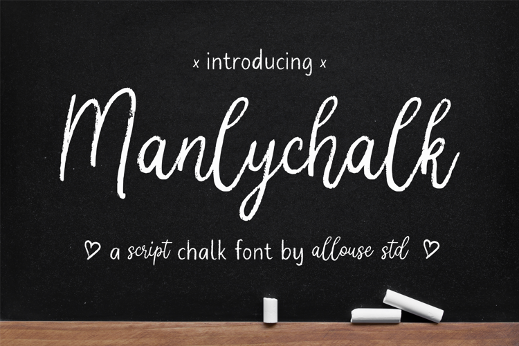 Manlychalk Font