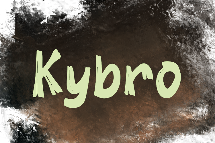 K Kybro Font