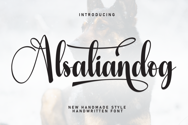 Alsatiandog Font