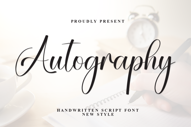 Preview of Autography Font