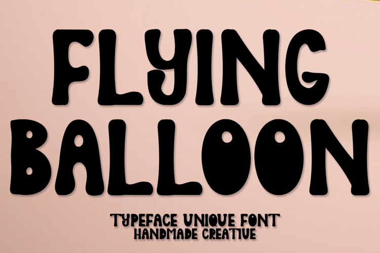 Flying Balloon Font