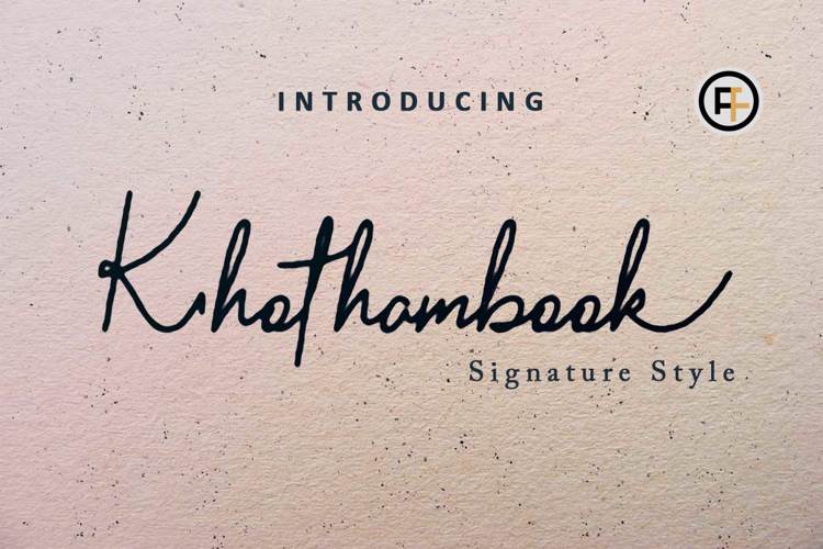 Khothambook Font