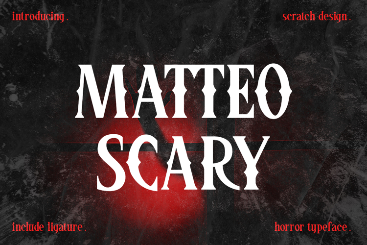 Matteo Scary Font