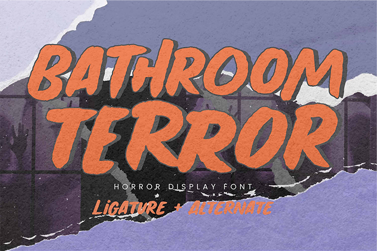 Bathroom Terror Font