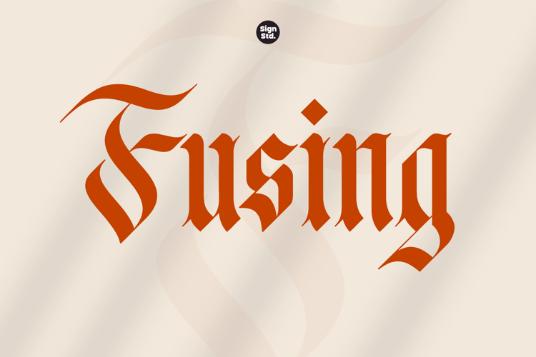 Fusing Font
