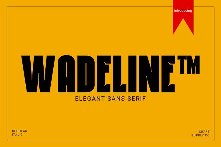 Wadeline Font
